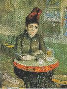 Vincent Van Gogh Agostina Segatori Sitting in the Cafe du Tambourin Spain oil painting artist